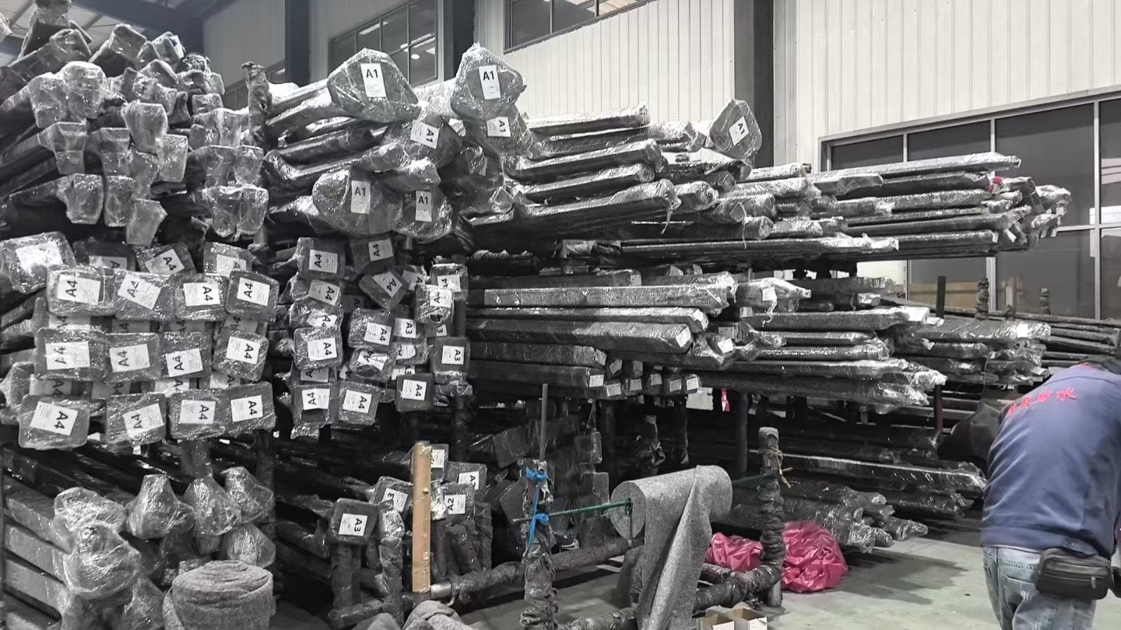 Galvanised steel · in production